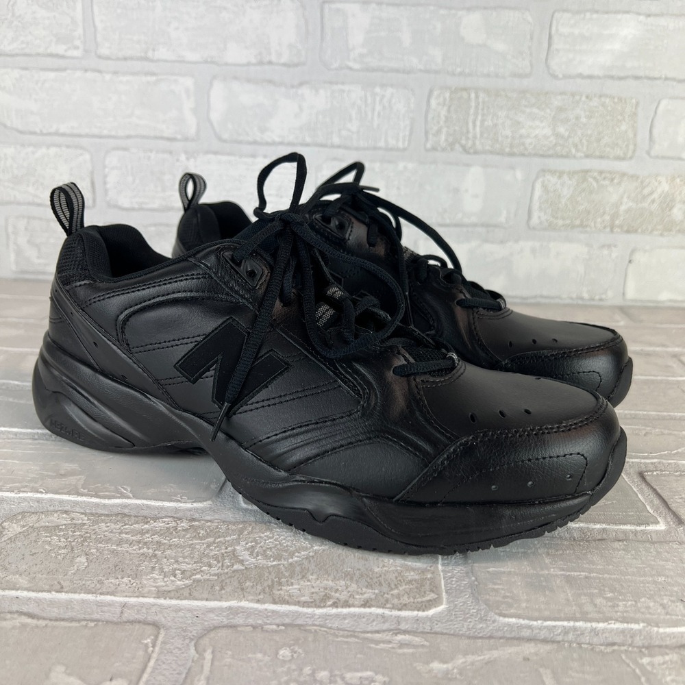 New Balance‎ 624 Sneakers Mens 12 D Black Leather MX624AB2 Cross Training Shoes